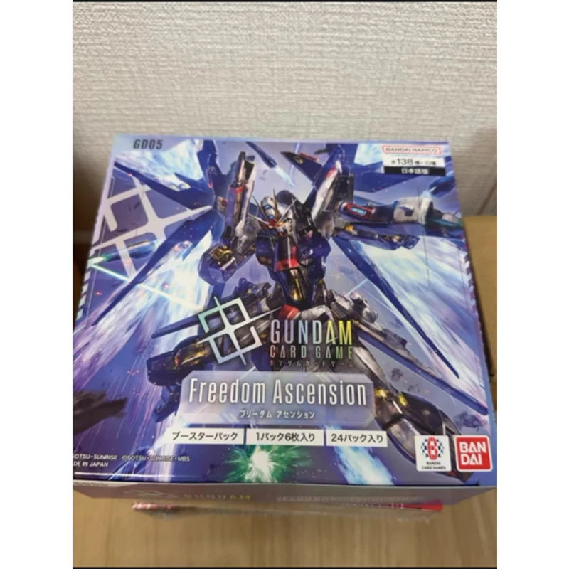 Bandai Gundam Card Game Booster 3Pack GD05 Freedom Ascension TCG Collection Card in Stock