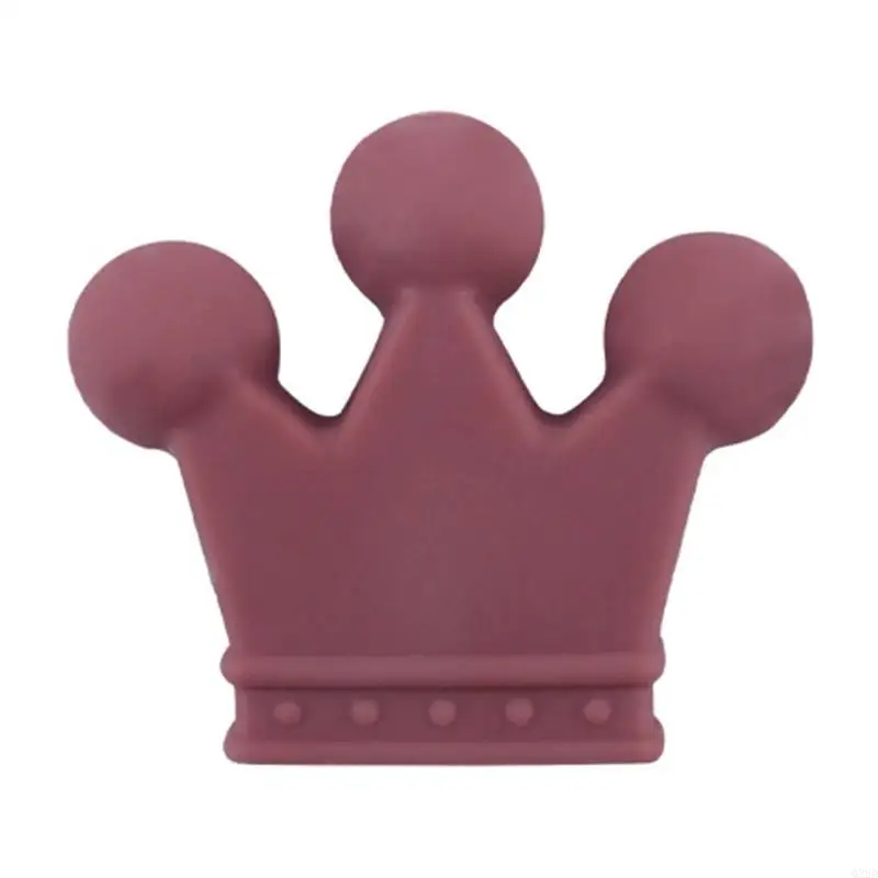 

Q22D Cartoon Crown Silicone Teether Beads10pcs/set Teething Chewing Bead
