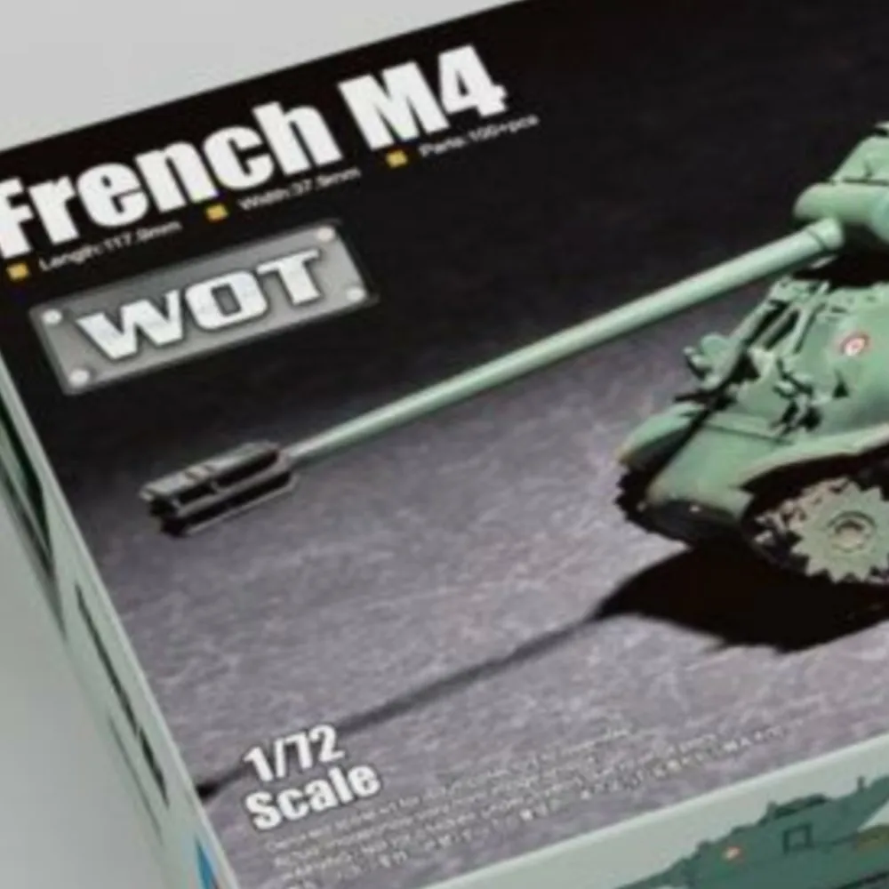 

Trumpeter 1/72 07169 Toys French M4 Tank Assembly Static Model Kit Battle Military Gifts for Collecting TH05619