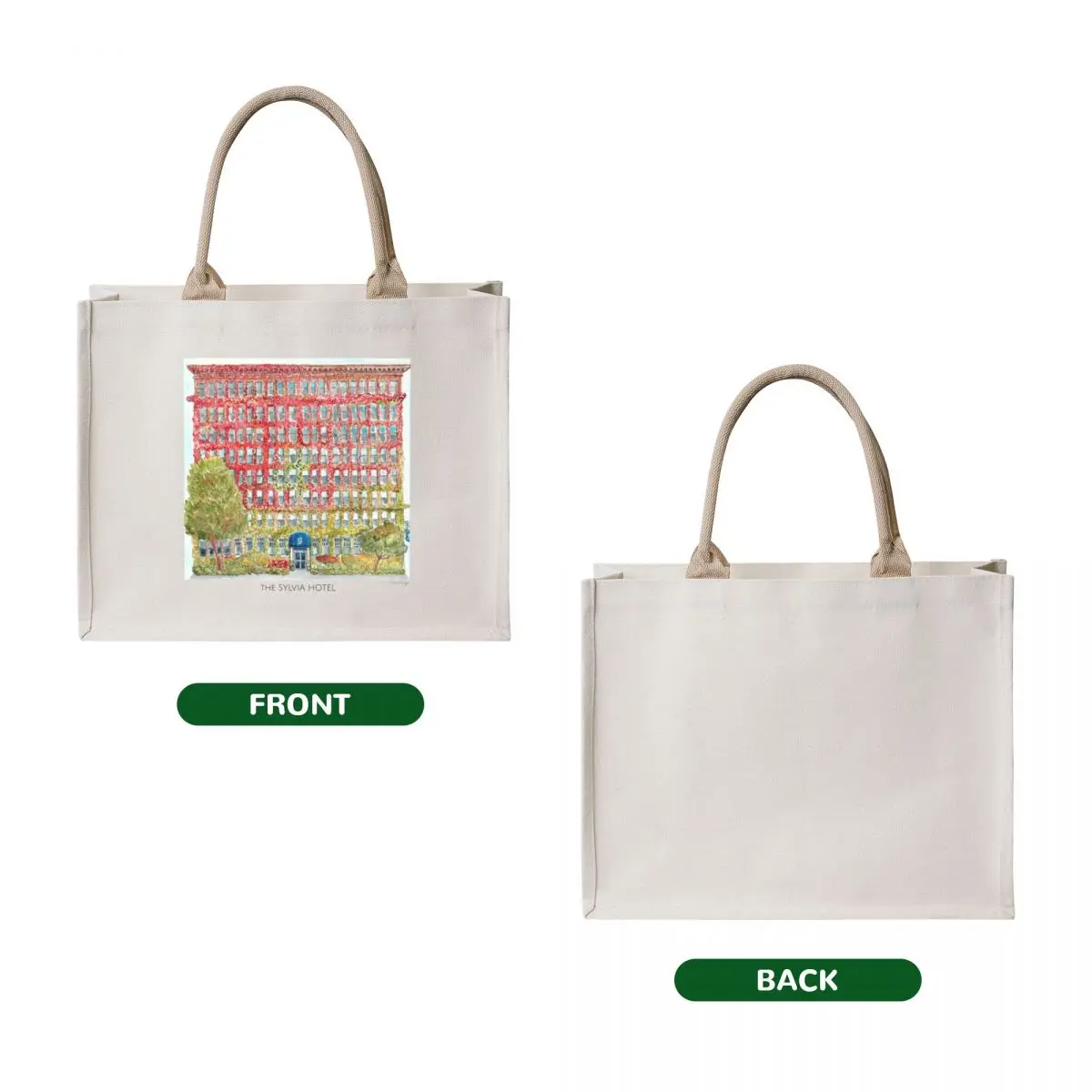 The Sylvia Hotel Vancouver Tote Bag Gift bags tote bags aesthetic handbag