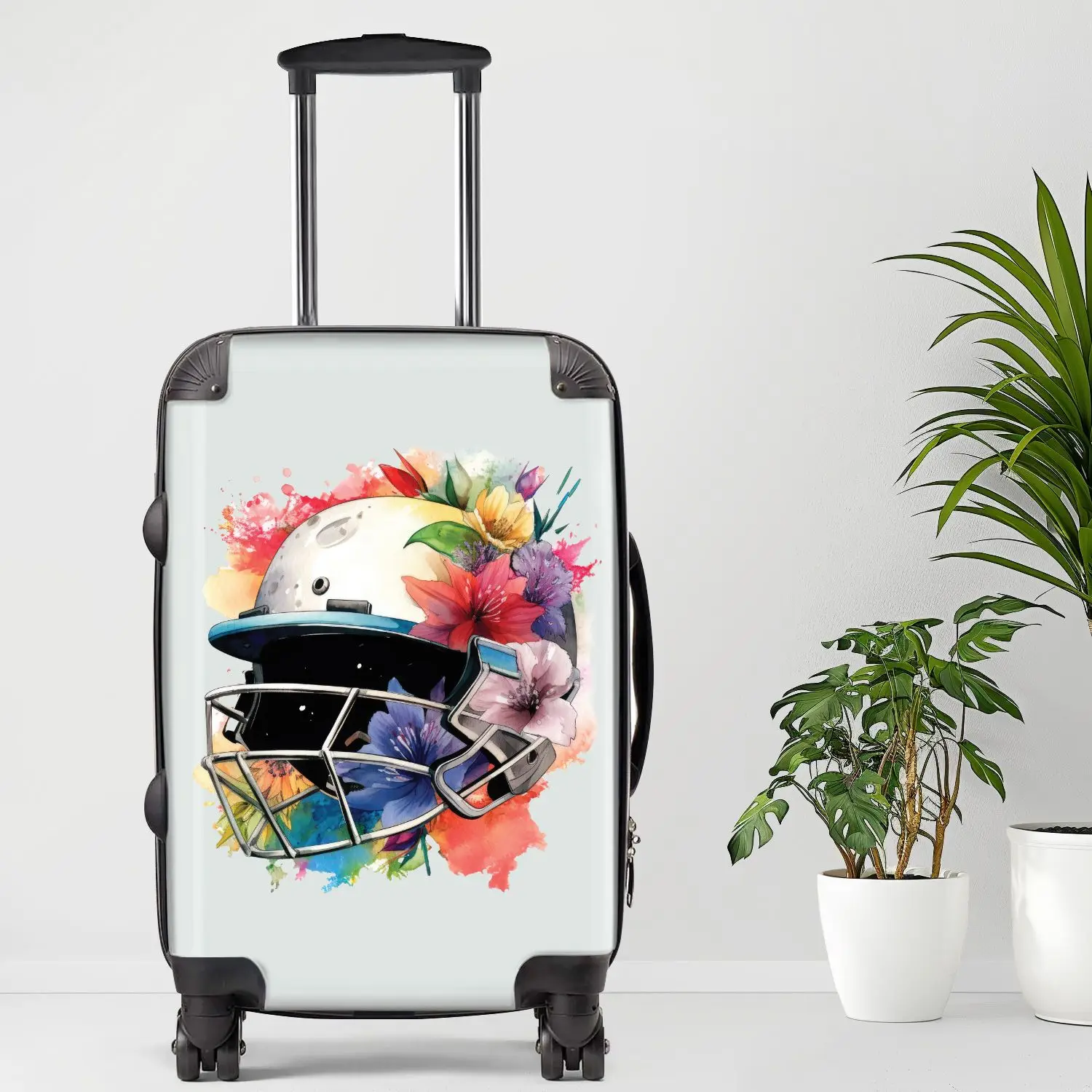 

Football2 Luggage, 20/24/28 Inch Luggage, Carry-On, Custom Luggage, Luggage Set, Suitcase, Travel, Vacation, Cabin Suitcase, Cus