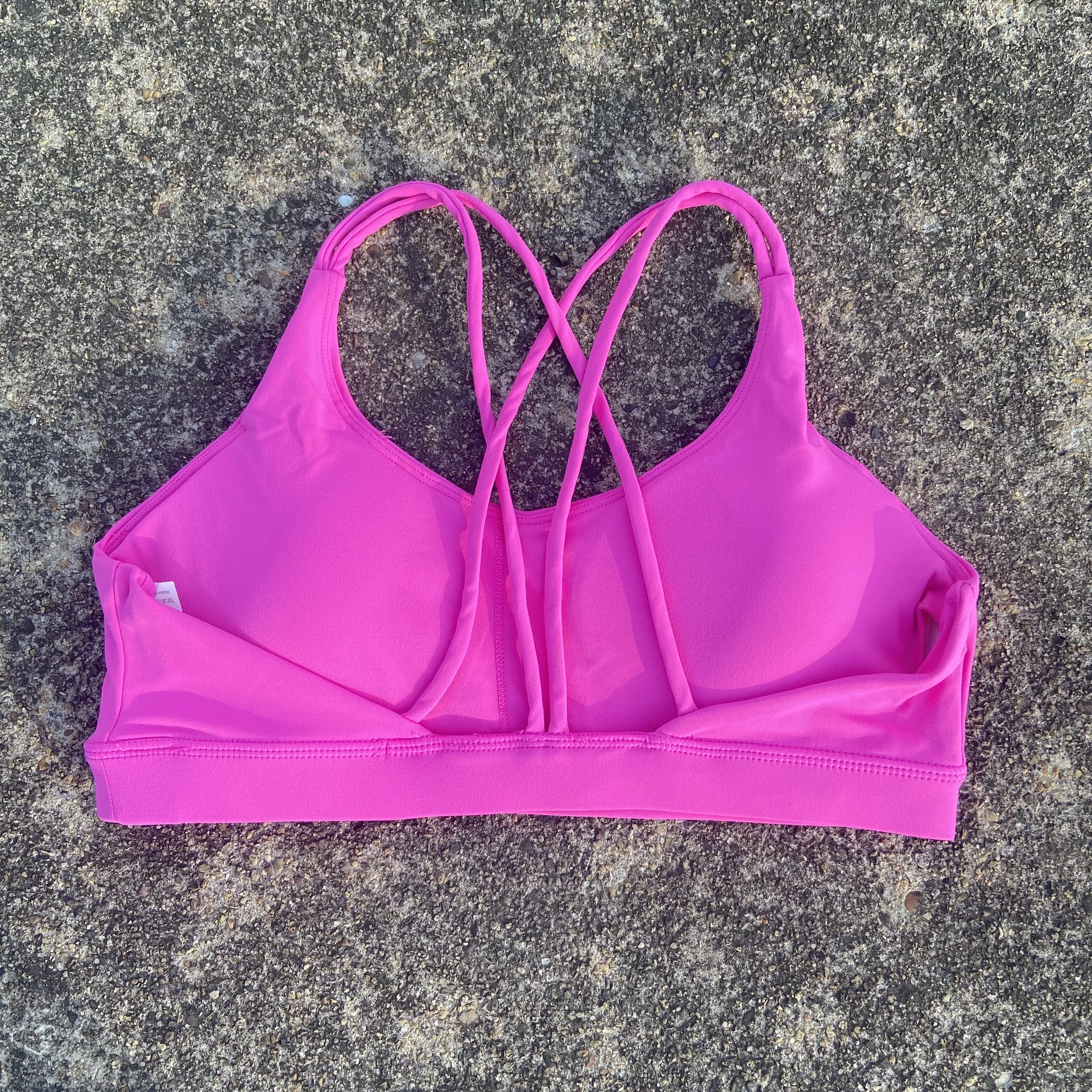 Solid Color high strength cross four piece belt Women Fitness Sport Bra Top Gym shockproof Athletic Tight Workout With Chest Pad