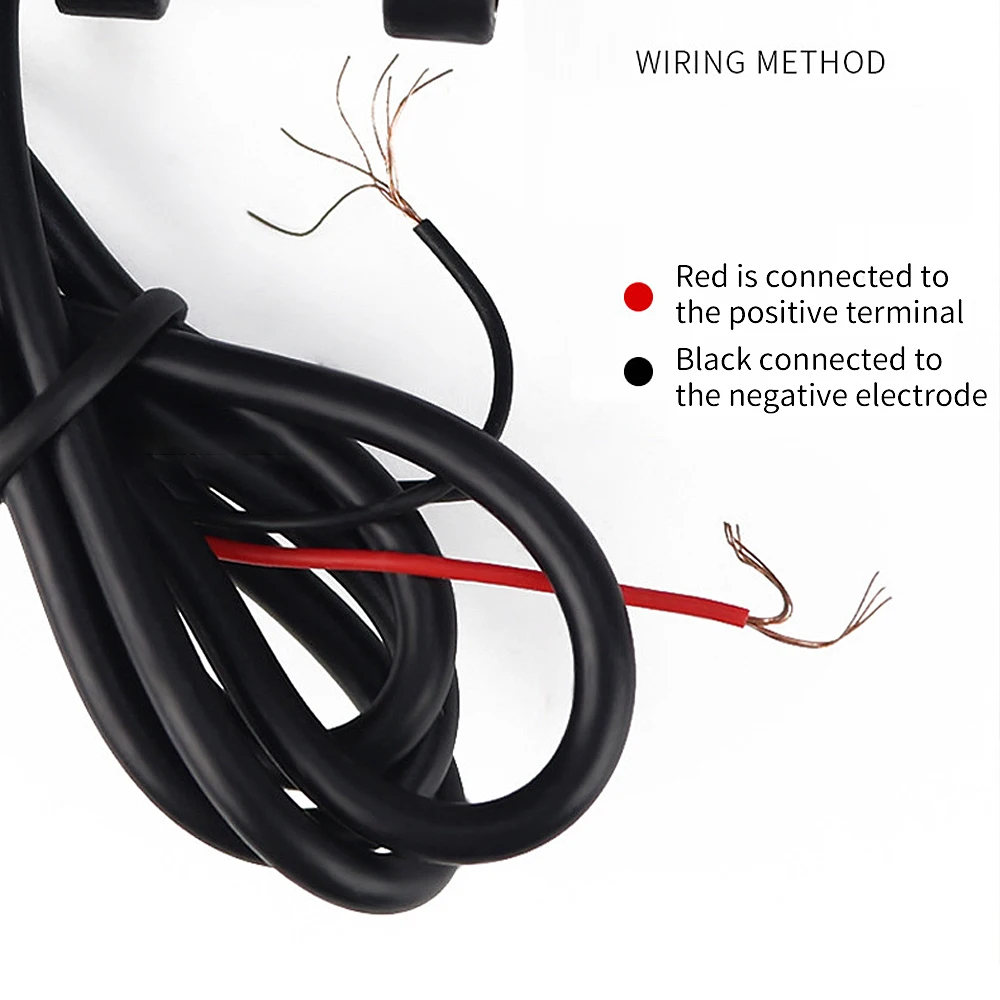 Moniteur de niveau de batterie Hurbike Voltmètre numérique LED M-STAR de guidon Hurbike Voltmètre intelligent Voltmètre étanche à l'iode