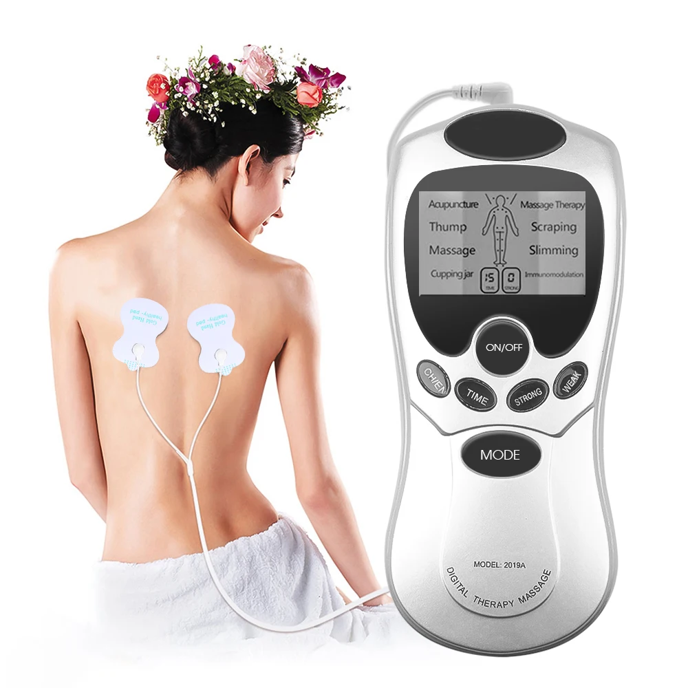 Digital Therapy Machine Relaxation Treatments Massage Pad Pulse Massager Eletric Muscle Stimulator Acupuncture Electrostimulator