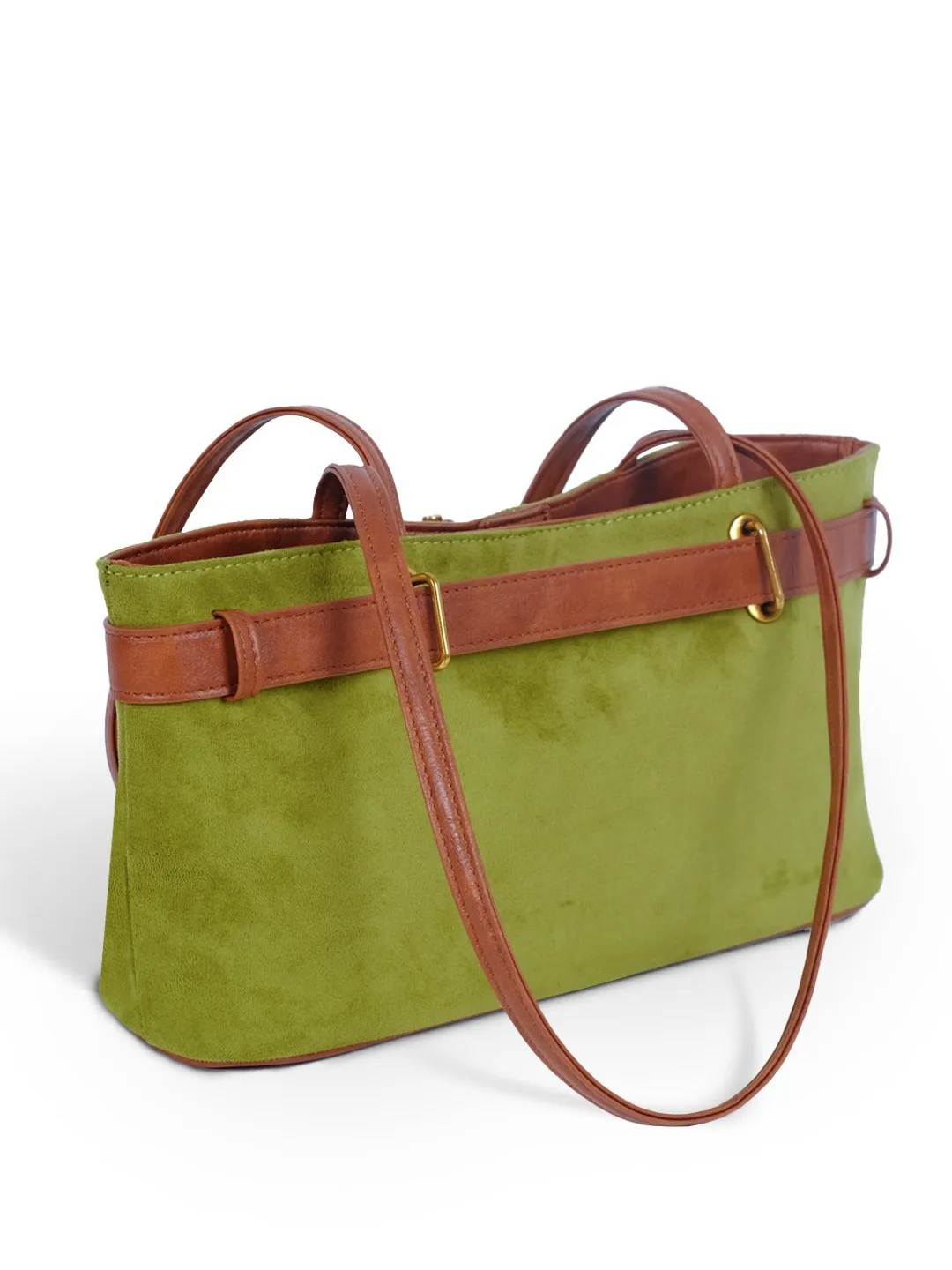 

Retro All-match Baguette Underarm Bag New Luxury Frosted Christmas Green Commuter Shoulder Bag for Women