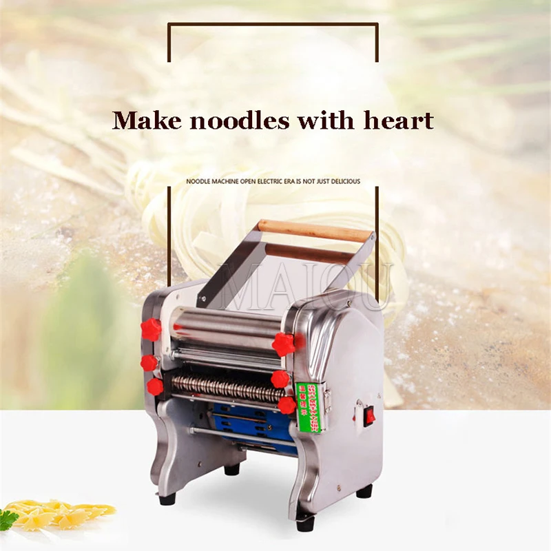 Electric Dough Sheeter For Household Commercial Stainless Steel Noodle Maker Dough Roller Presser Machine