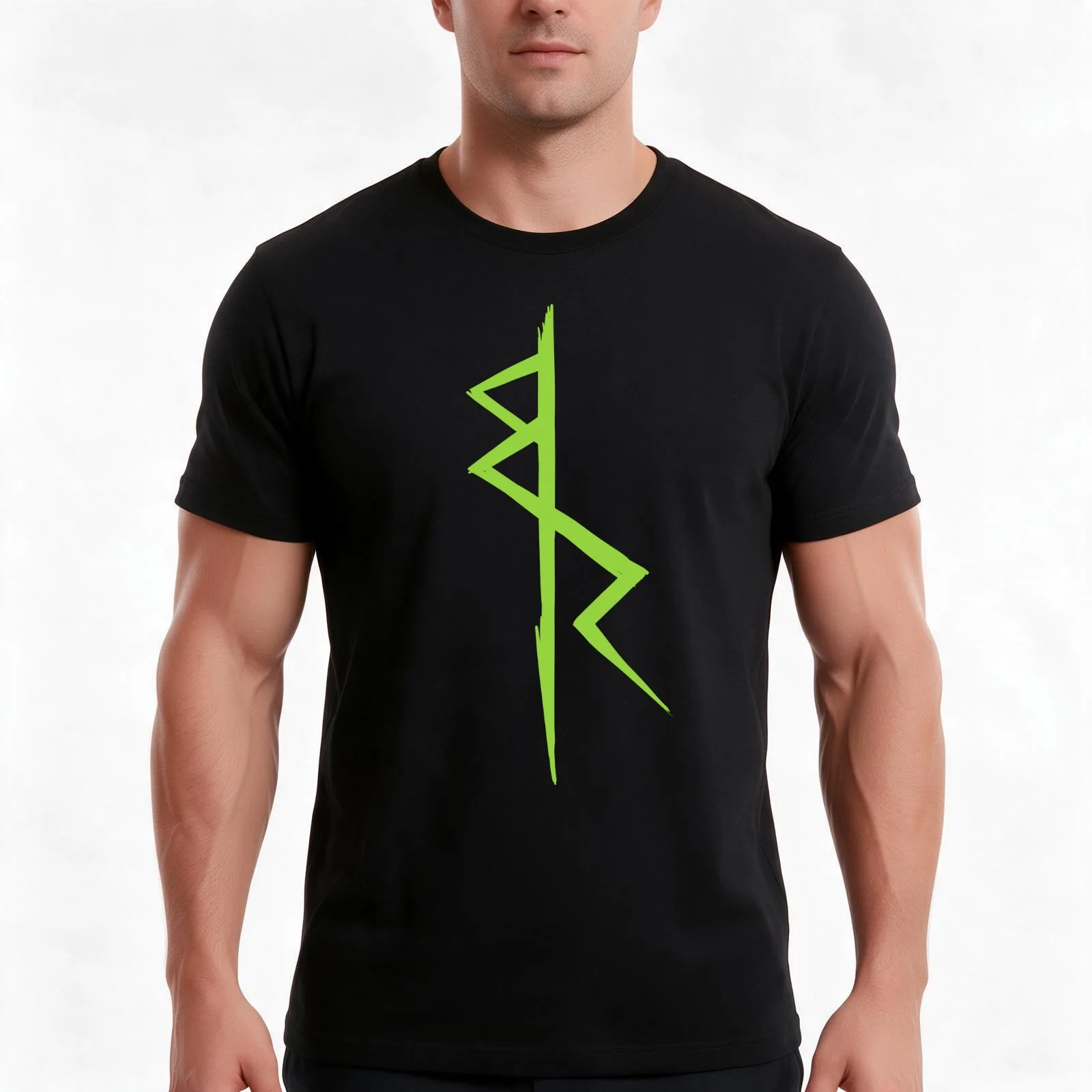 Edge Runners Emblem T-Shirt, Summer Casual Cotton Tee, Oversized Streetwear Tops, Vintage Graphic Print, Loose Fit Short Sleeve
