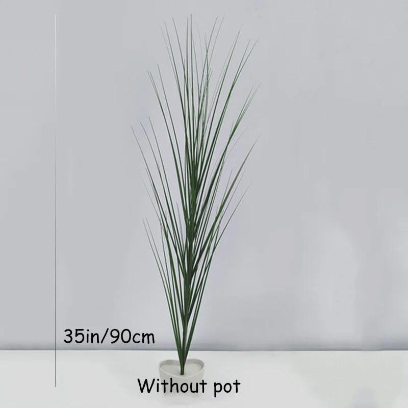59in Kunstmatige Planten Ui Gras Groen Nep Struiken Nep Hoog Gras Kunstgras Plant Voor Thuis Outdoor Winkel Decor