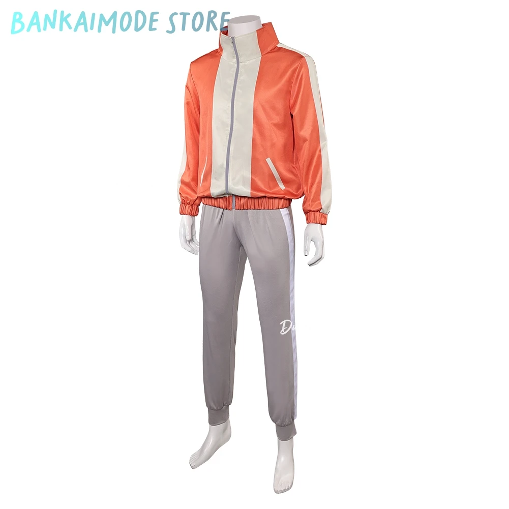 Jiji Cosplay Anime Dandadan Cosplay Fantasia Costume Top Pants Disguise For Boys Men Adult Halloween Carnival Party Suit