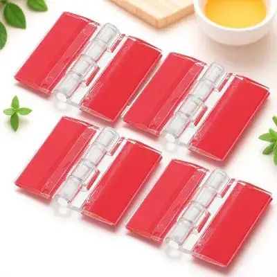 

4pcs Clear Lid Lid Box Cabinet Door Furniture Transparent Replacement Plastic For Wooden Box Hinges Small Hinges