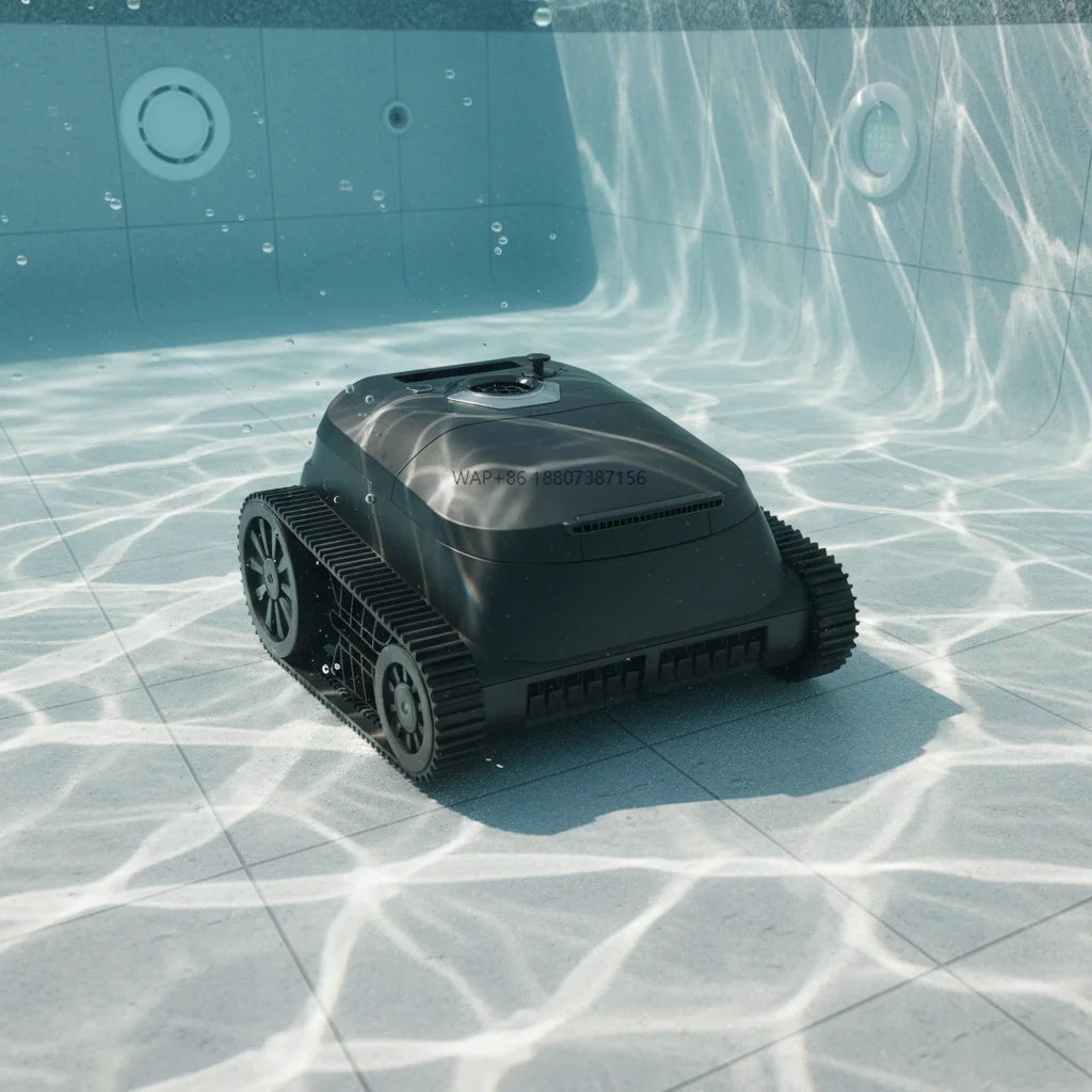 

Electric Automatic Water Absorbing Robot Pool Cleaner for Swimming Pools with Climbing Walls and Plastic Accessories