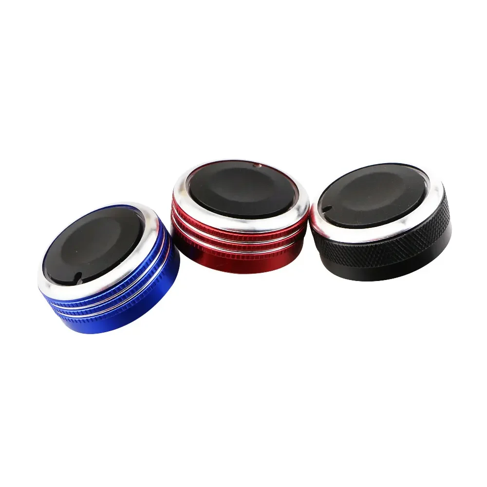 3Pcs/set  Aluminum Alloy Air Conditioning Knob Fit for Toyota Corolla EX for BYD F3 F3R AC Knob Heat Control Button