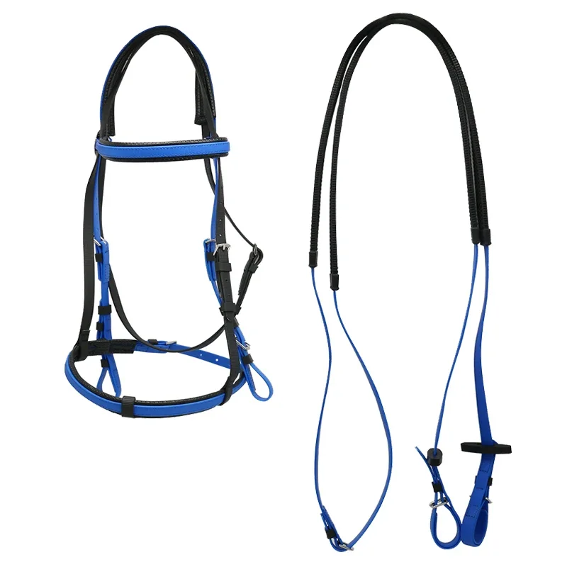 Wholesale Durable PVC Western Horse Halter Single Noseband Headstall Waterproof Model for Equestrian Horse Riding and Racing