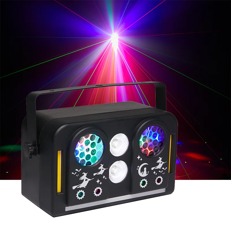 

Latest Product Magic 7 in one DJ Party Stage Lighting Effect 36W DMX5123 Patterns For DJ Disco Bar Christmas Party