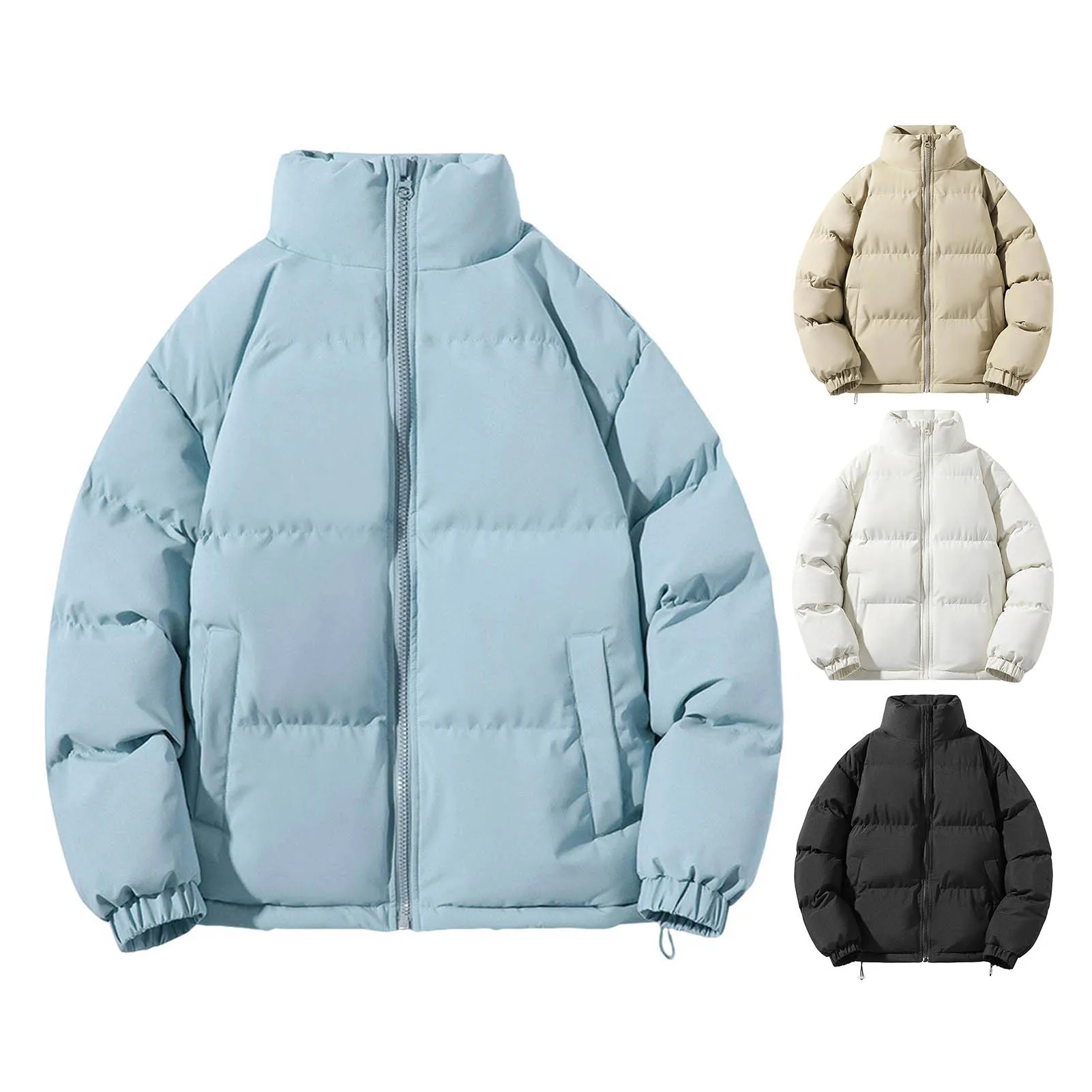 Inverno dos homens jaquetas casuais de algodão outerwear roupas novas parkas jaqueta blusão masculino grosso quente tamanho grande casacos masculinos M-3XL