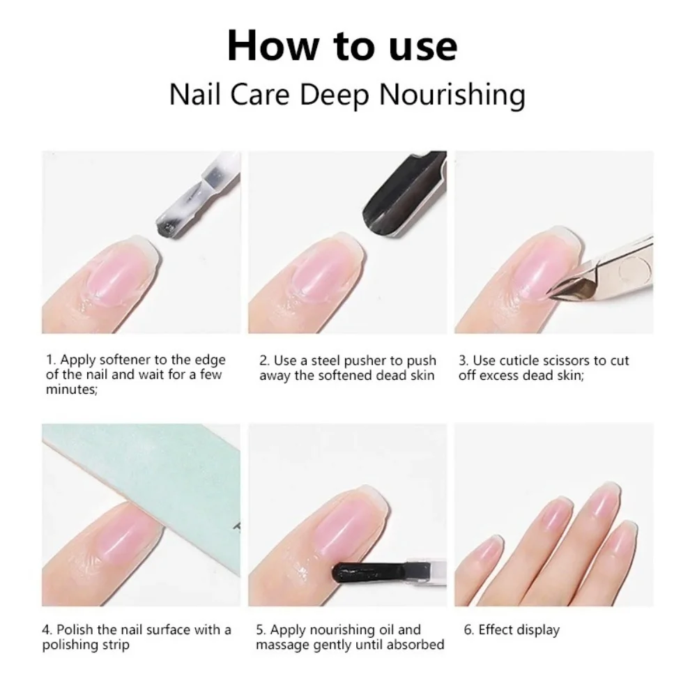 177ml Exfoliating softener Finger Nail Foot Cuticle Remove Dead Skin Oil Treatment Manicure Soften Dead Skin Pedicure Nails Care