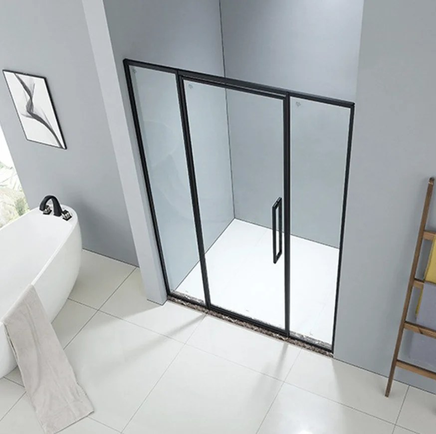 

z 2024 new design frameless shower screens door easy shower enclosure room Installation Corner shower cabin