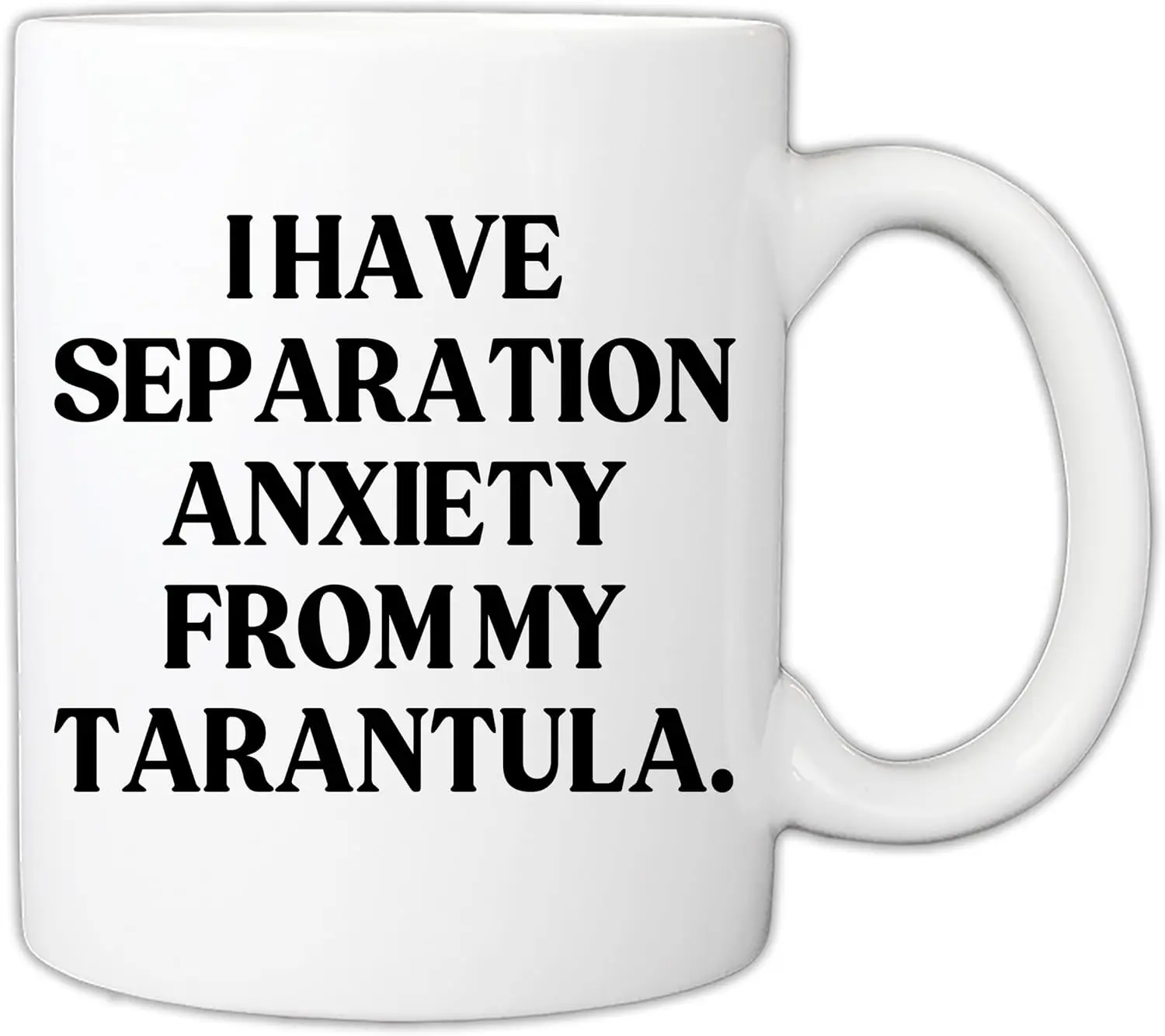 Gift For Tarantula Owners - Funny I Have Separation Anxiety From My Tarantula Lover Pet Owner 11oz Mug