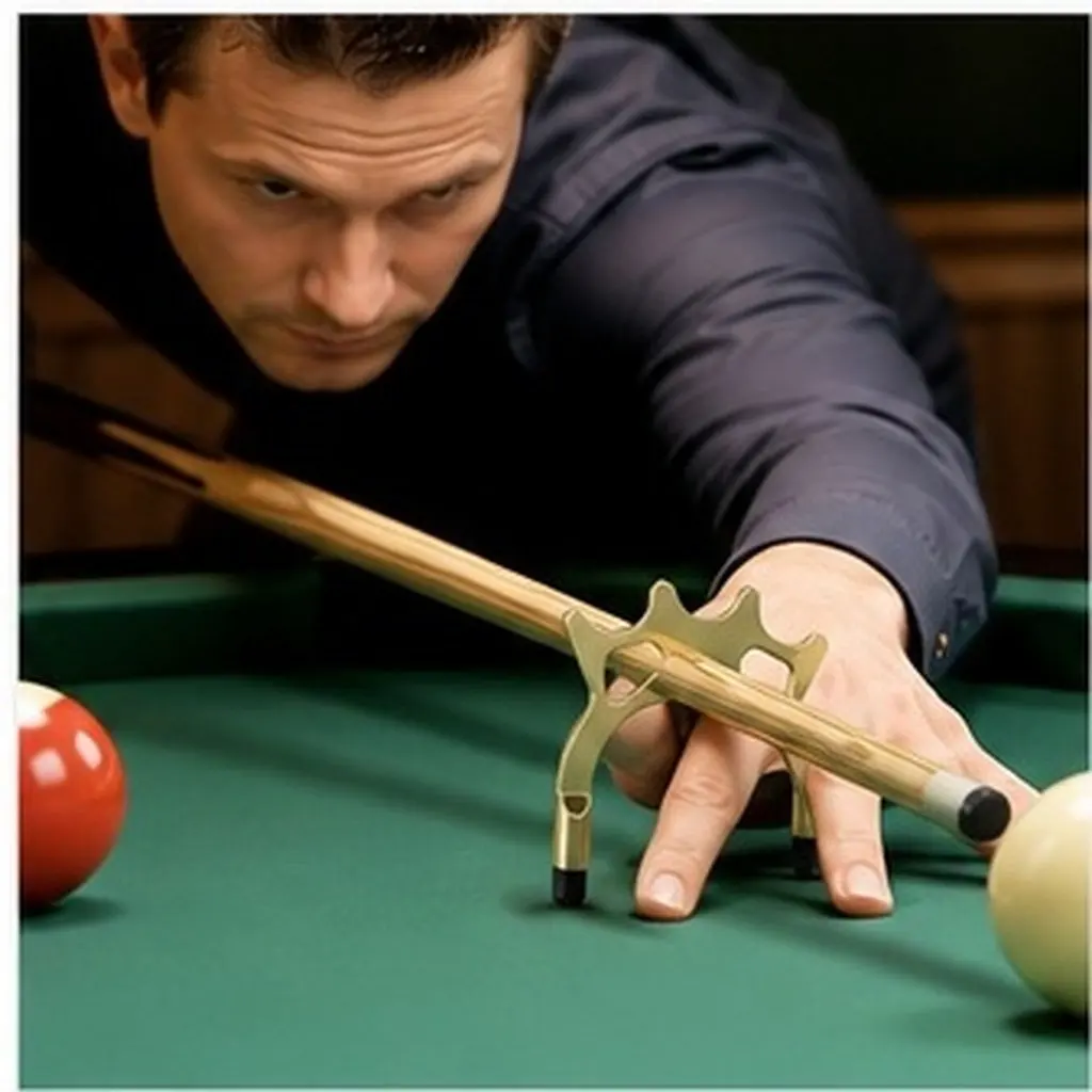 Professional Pool Cue Rest Bridge for Snooker & Billiards – Antler Design, High Stability, Accurate Shot Support