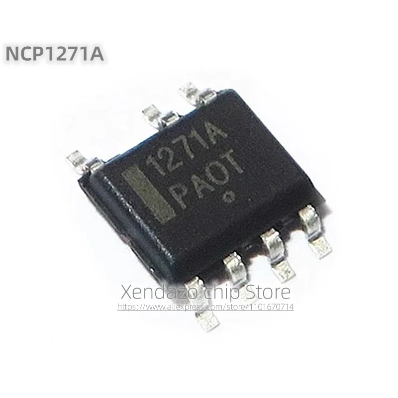 10pcs/lot NCP1271A 1271A SOP-7 package Original genuine LCD power management chip