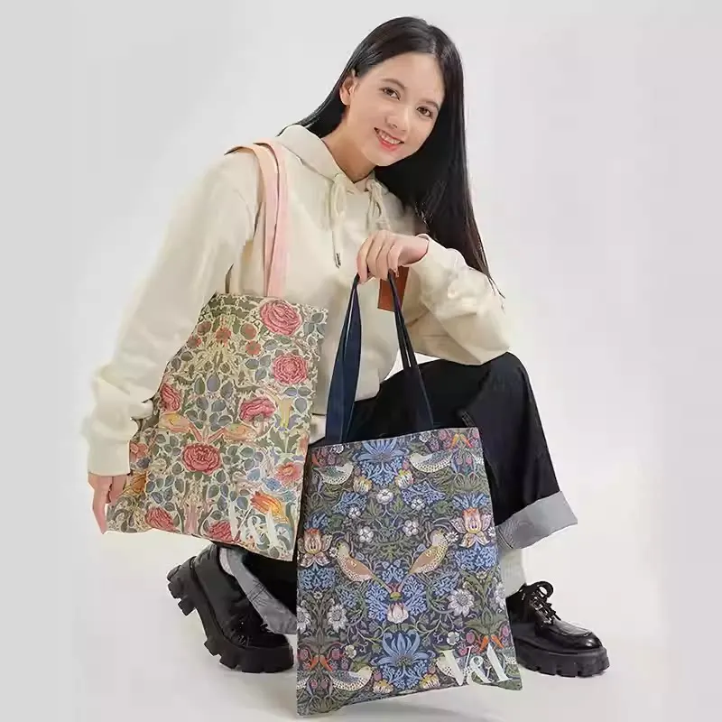 VA Museum William Morris Merchandise Shoulder Canvas Bag Gift Commuter Large Capacity Art Girls Computer Bag