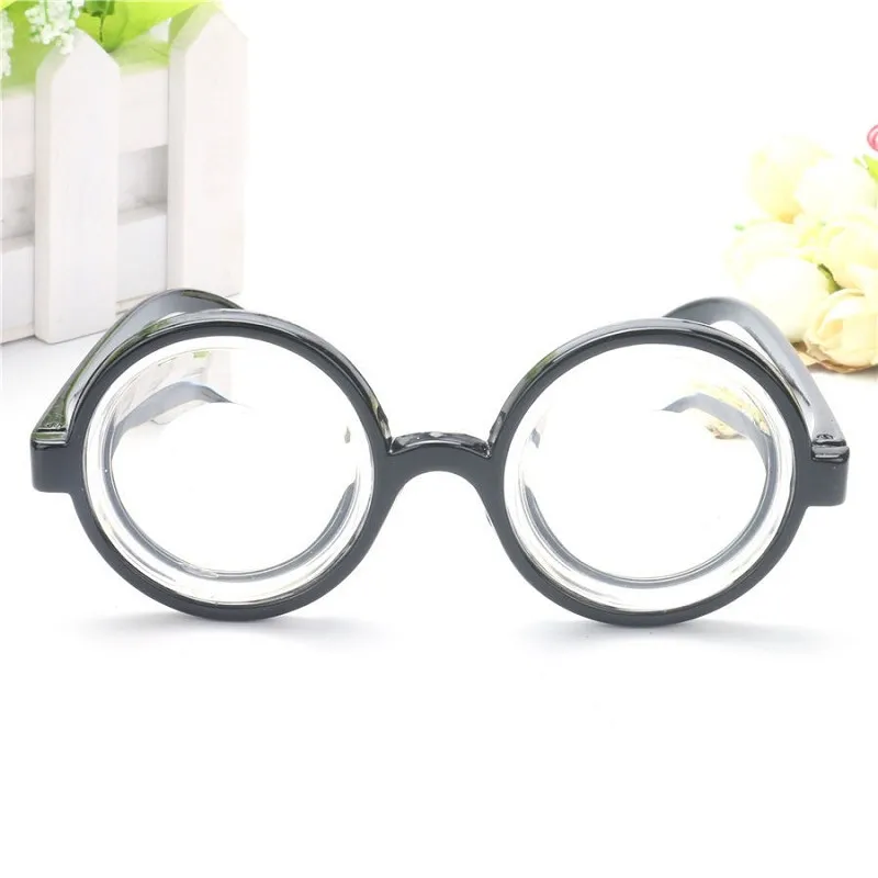 1 pz vetro circolare Cosplay Costume occhiali forniture per feste di compleanno decorazione bambini puntelli divertenti per feste