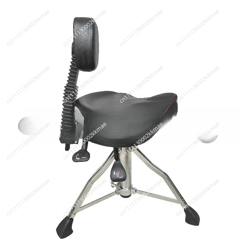 Portable Removable Drum Chair Seat Heavy Duty Hydraulic Motorcycle Style Drum Seat Drum Stool with Backrest