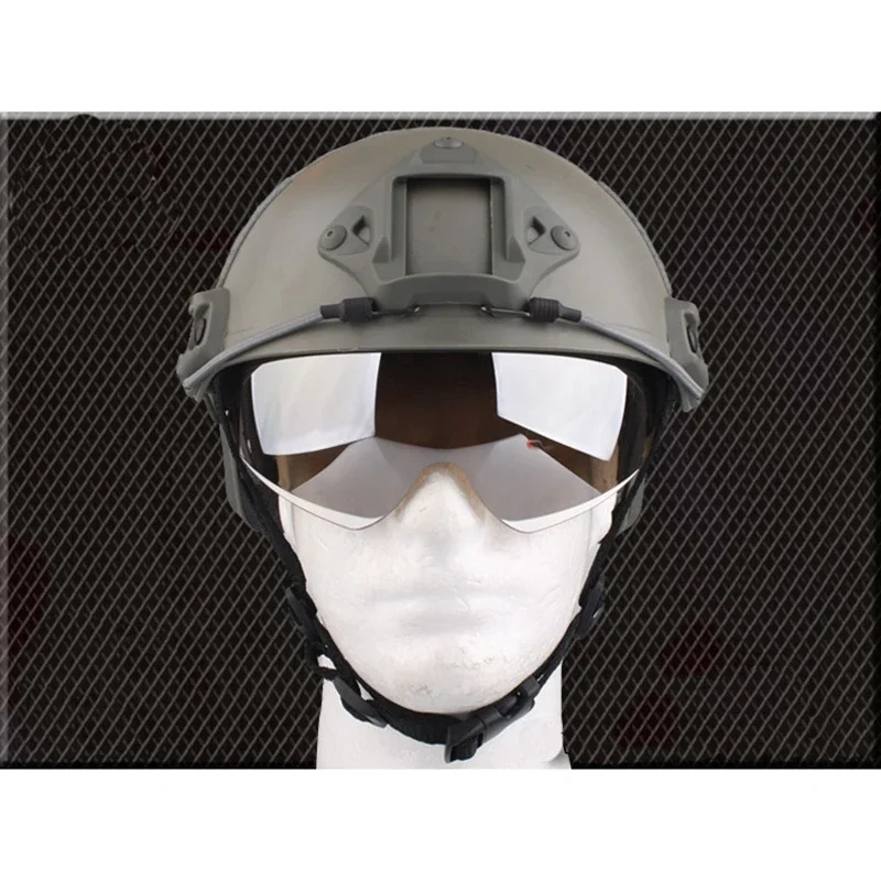 Sunscreen Visor Goggle Accessory Replacement Eyeglasses Spare Part for FAST Protector Goggle Hunting Tactical Helmet