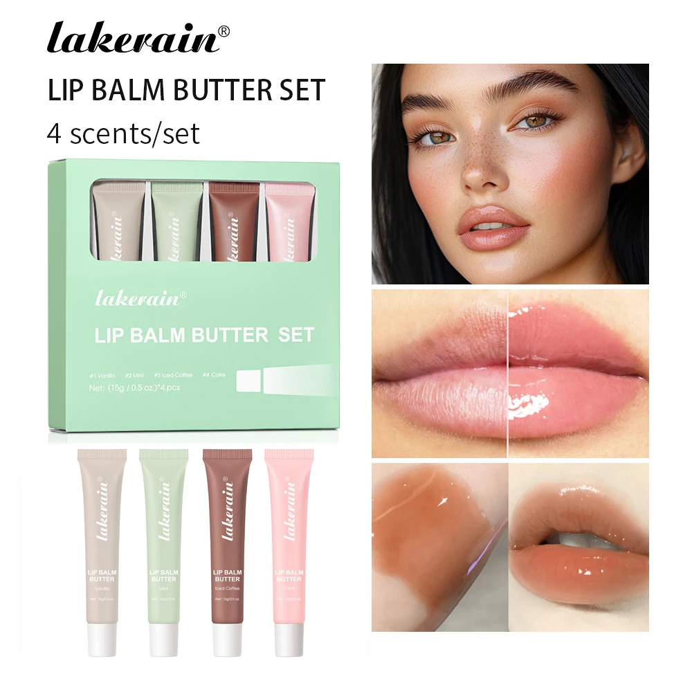 버터 립 밤 모이스춰 라이징 립 글로스 오일 오랫동안 지속되는 영양 스무딩 딥 하이 드레이션 데일리 케어 버터 립 밤 메이크업