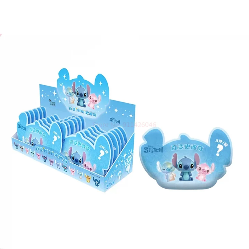 Disney Anime Lilo & Stitch Cartoon Variety Stitch Kawaii Surprise Blind Box Car Ornaments Kids Collection Toy Birthday Present