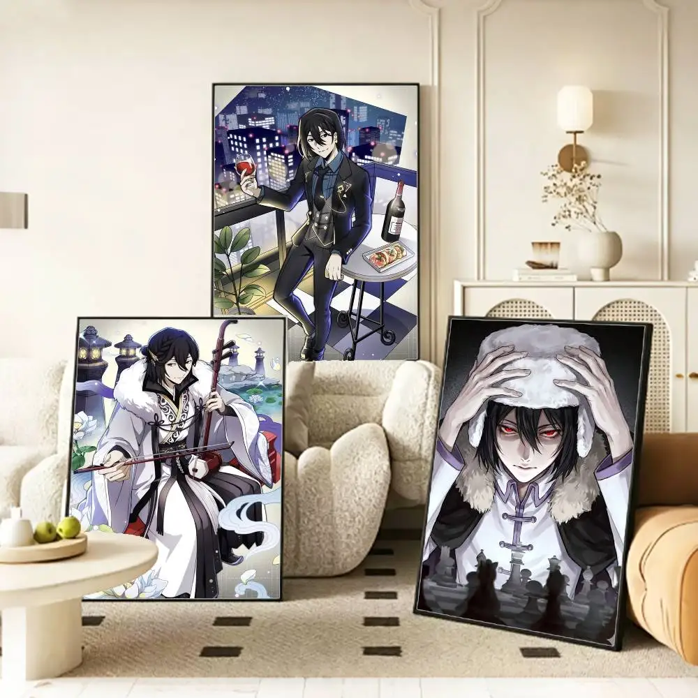 Fyodor D From B-Bungo Stray Dogs   Poster HD Self Adhesive Waterproof Wall Art Ideal for Home Office Dorm Gift