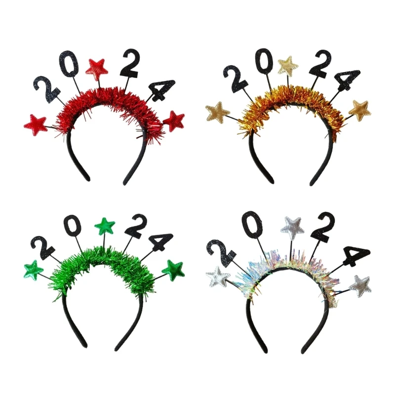 2024 Costume Headband Christmas Headwear New Year Party Props Karaoke Party