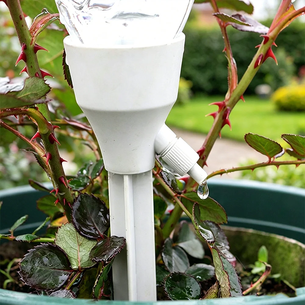 Self Watering Dripper 1/3/6 PCS Adjustable Drip Irrigation Spike Automatic Watering Tool Household Potted Plant Flower Water See