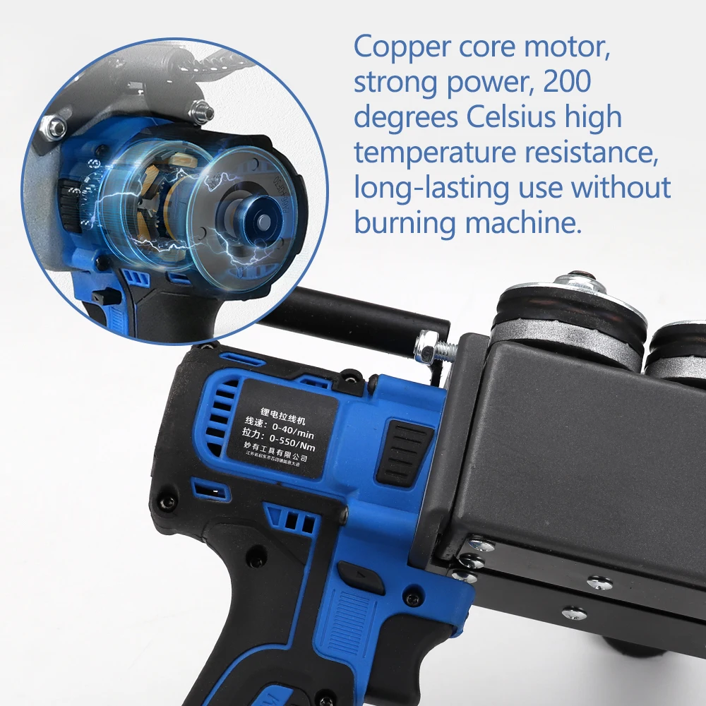 NIEUWE Automatische Pull Wire Bespanmachine Elektricien Muur Bedrading Machine Multifunctionele Bespanmachine