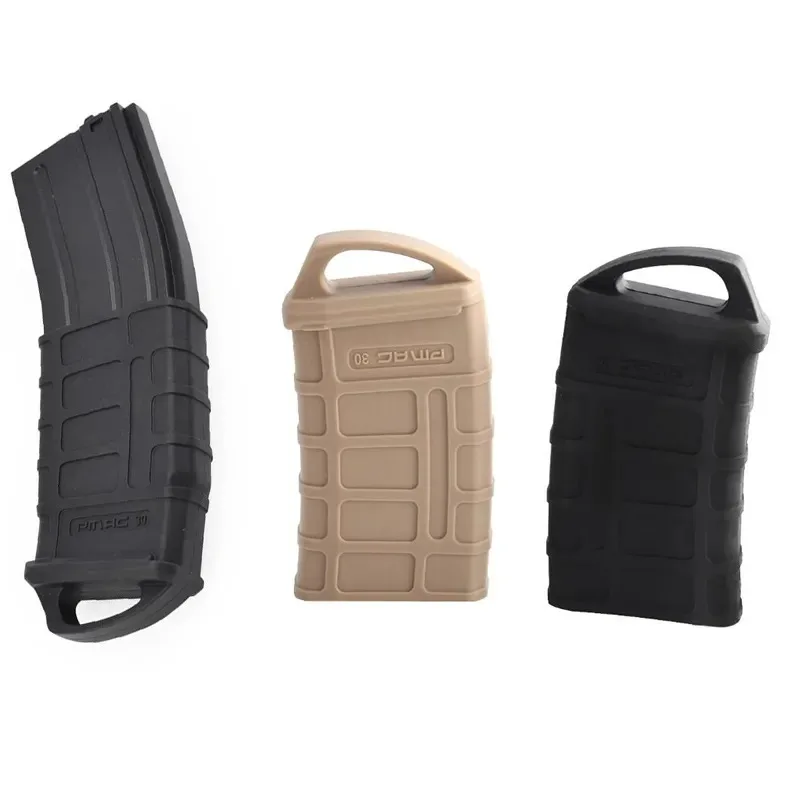 Tactical M4/M16 Fast Magazine Rubber Holster 5.56 Mag Bag Sleeve Rubber Slip Cover Gun Airsoft Cartridge Hunting Accessories