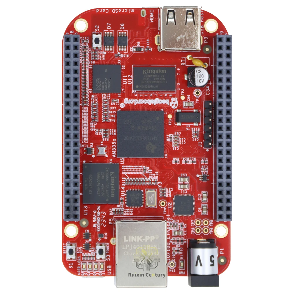 BeagleBone Black Industrial BBONE-BLACK-IND-4G TI AM3358 ARM Cortex-A8 1GHz 512MB DDR3L 4GB eMMC HDMI Ethernet USB 2.0 Board