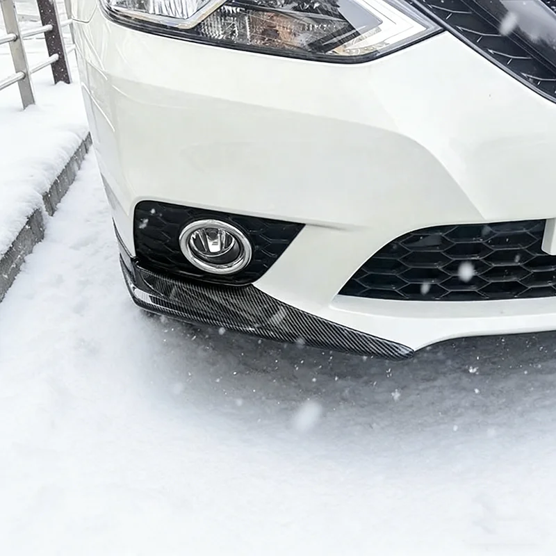

For Nissan Sentra 2016-2019 Both Sides Front Bumper Protective Corners Diffuser Protector Lip Car Styling Auto Parts Accessories
