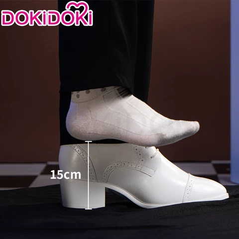 Косплей туфли DokiDoki Men Dail красная подошва 19 см