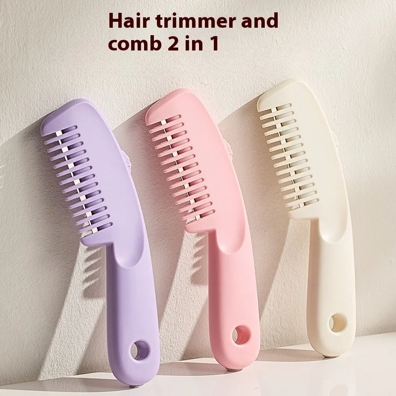 1PC 2 in 1 Hair Thinning Comb Hairdressing Comb 3 Modes Portable Adjustable Hair Cutting Comb Detachable with Hanging Hole