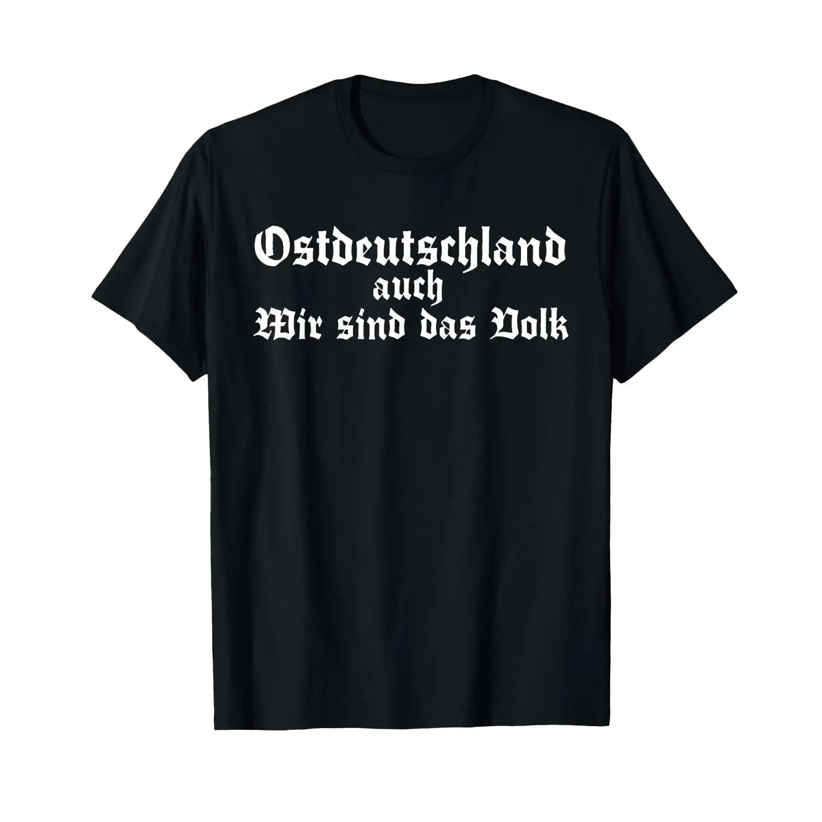 Alemania del Este, nosotros también somos el pueblo, camiseta de nostalgia de la RDA, vintage, lavada, ligeramente suave, elástica, a la moda, versátil.
