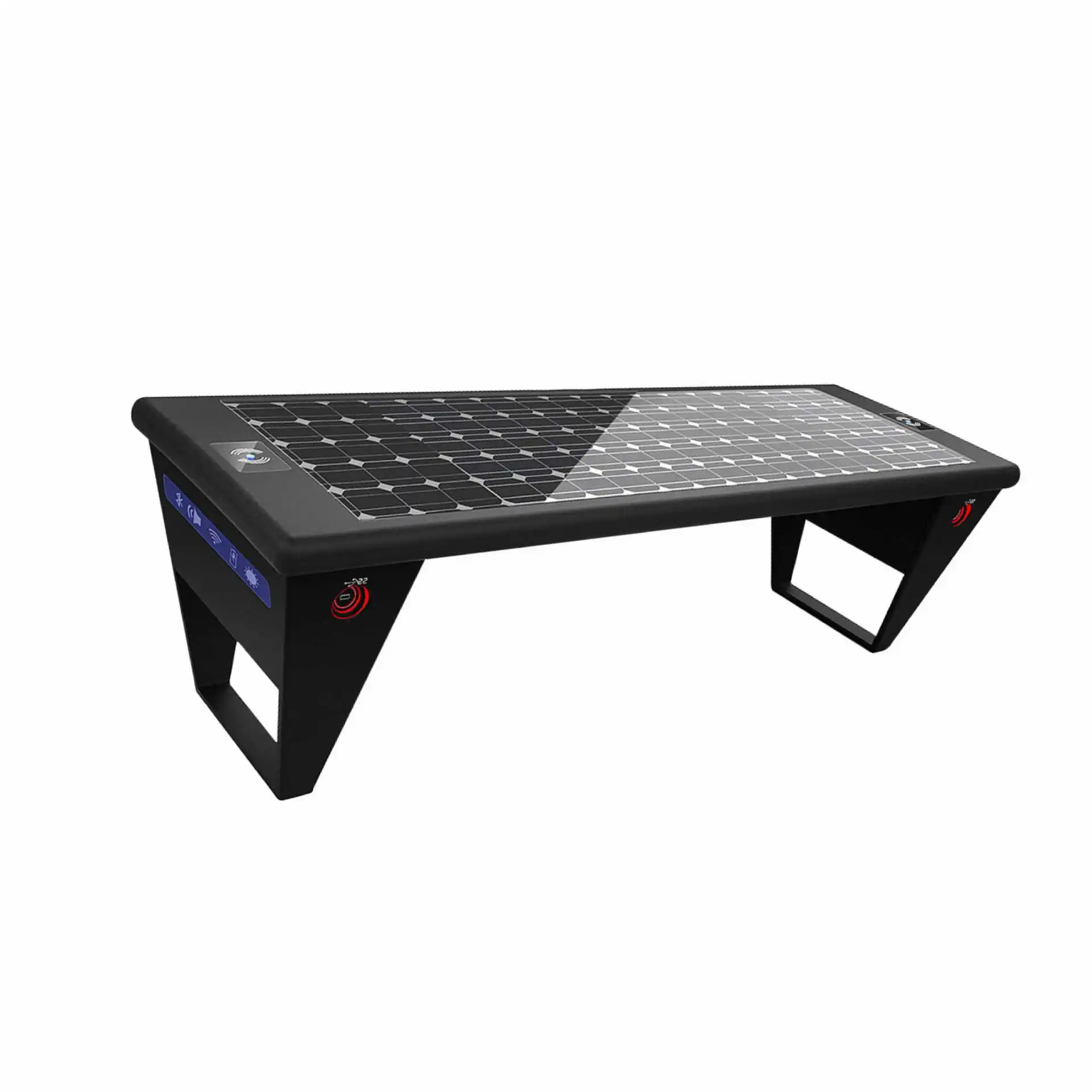 New Outdoor Solar-Powered Smart Seating Charging Bench with Photovoltaic Power Generation for Scenic Spots Parks & Squares