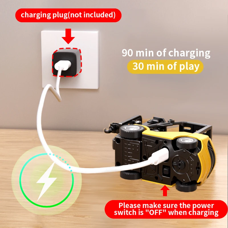 1: 64 مجموعة رافعة شوكية صغيرة عن بعد، إضاءة وموسيقى، مادة سبيكة متينة، تدعم اتصال الهاتف المحمول APP، هدية الهالوين