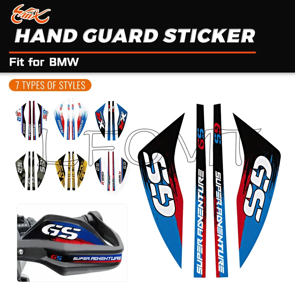 Motorcycle HandGuard Sticker Hand Guard Shield Decal Fit for BMW R1200GS ADV R1250GS Adventure F850 F750 F650 GS G310GS F900XR