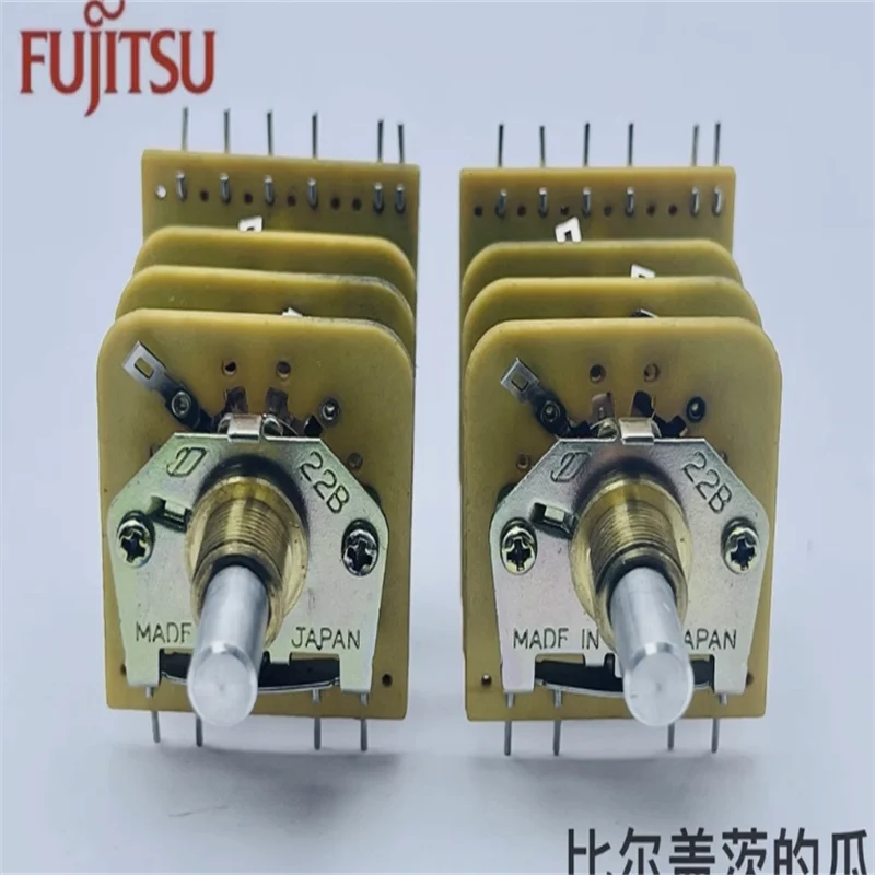 

1 PCS Fujitsu Corporation 22B rotary band switch, 4th layer, 9th gear, shaft length 23mm
