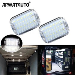 2Pcs Interior Cargo Dome Lights White LED 6000K 12V For Ford E-Transit 2022-2024 Transit Connect 2014-2023 Custom 2015-2023