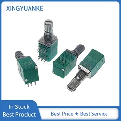 2PCS RK097 4 Unit 12-Pin Audio Power Amplifier Potentiometer Sealed B10K B103 B20K B203 B50K B503 B100K B104 15MM Plum Shaft