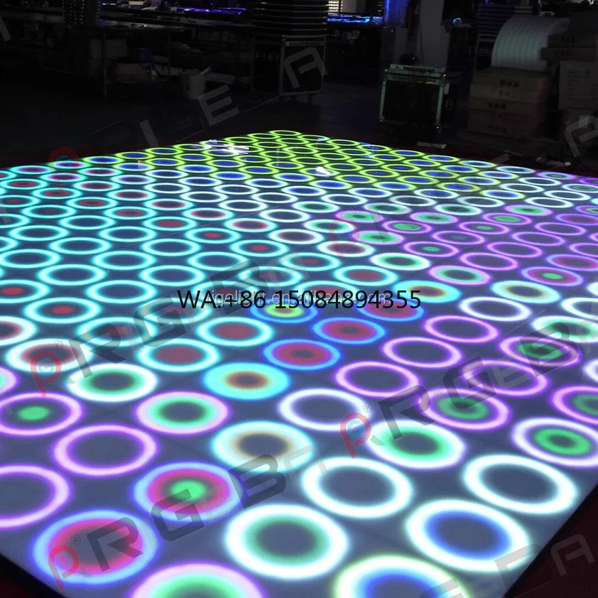 RIGEBA 60*60cm Dynamic Portable Led Dance Floor Manufactured in China