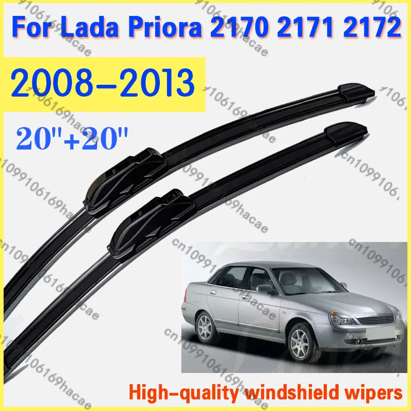 For Lada Priora 2170 2171 2172 2008 - 2013 Wiper Blade Rubber 20