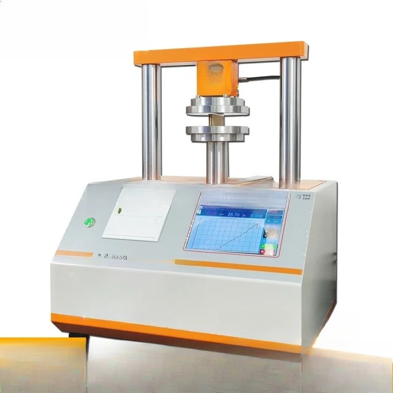 Compressive strength tester, base paperboard edge pressing ring compressive strength tester, ring compressive test