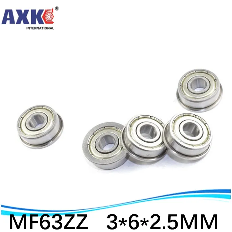 MF63ZZ F673 F673-ZZ F673ZZ F673-2Z F673Z zz z 2z MF63-ZZ MF63 Flanged Flange Deep Groove Ball Bearing 3 x 6 x 2.5mm High Quality